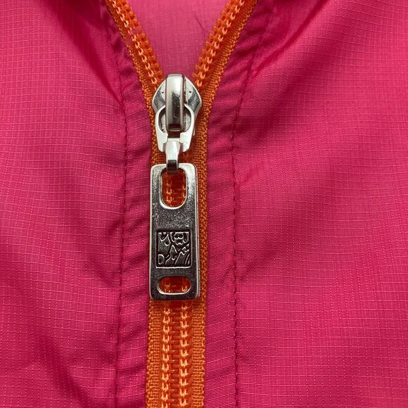 Juan Valdez Windbreaker M Pink Orange Colombia Anorak Pullover Jacket - Picture 6 of 16